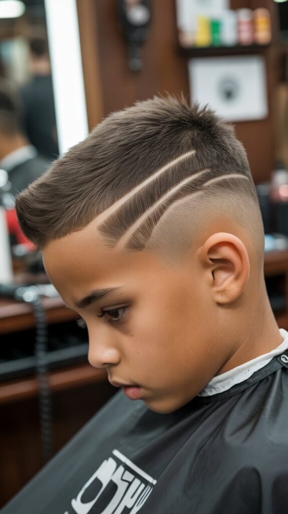 Drop Fade with Mohawk