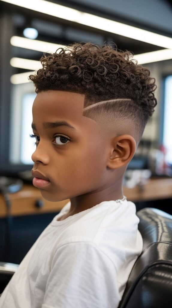 Sponge Curls with Fade