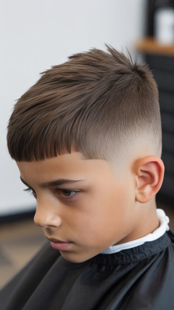 Taper Fade with Fringe