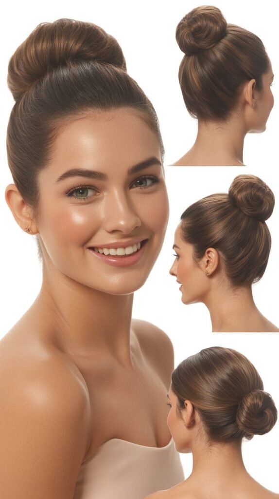 Classic High Bun Wig