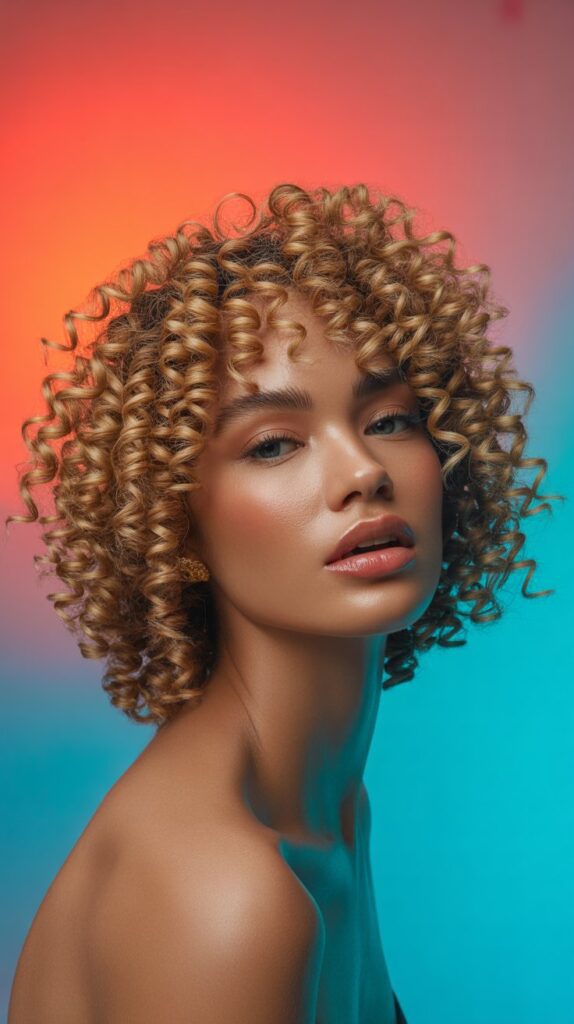 30 Best 3C 4A Hairstyles for Short Hair You'll Love 9 Tapered Cut with Design