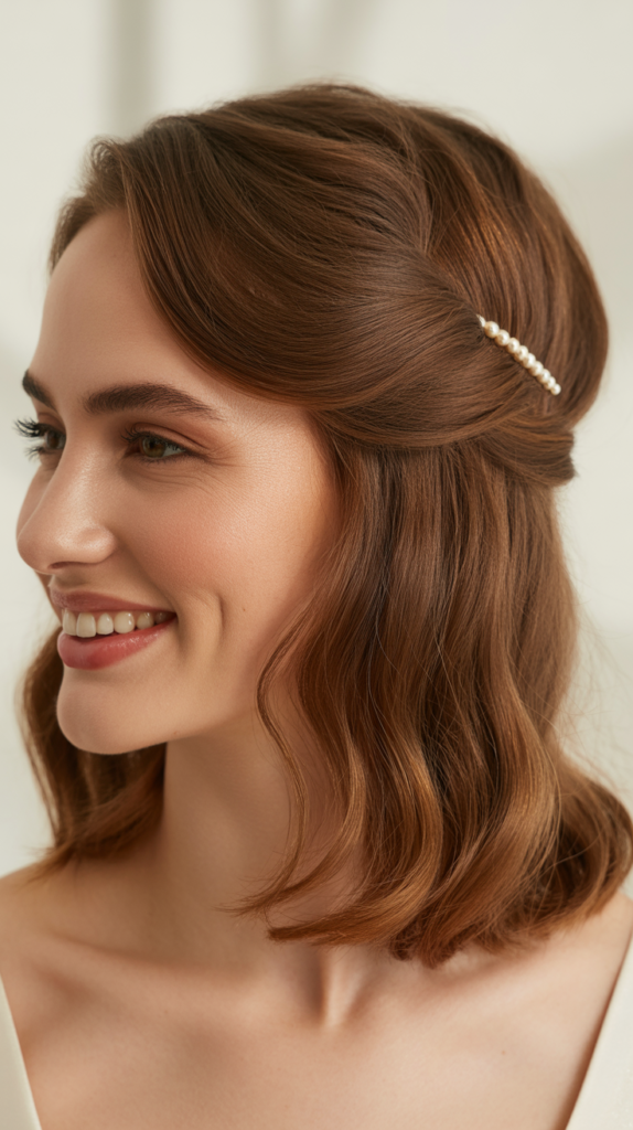 Create an Elegant Half-Up Half-Down Style