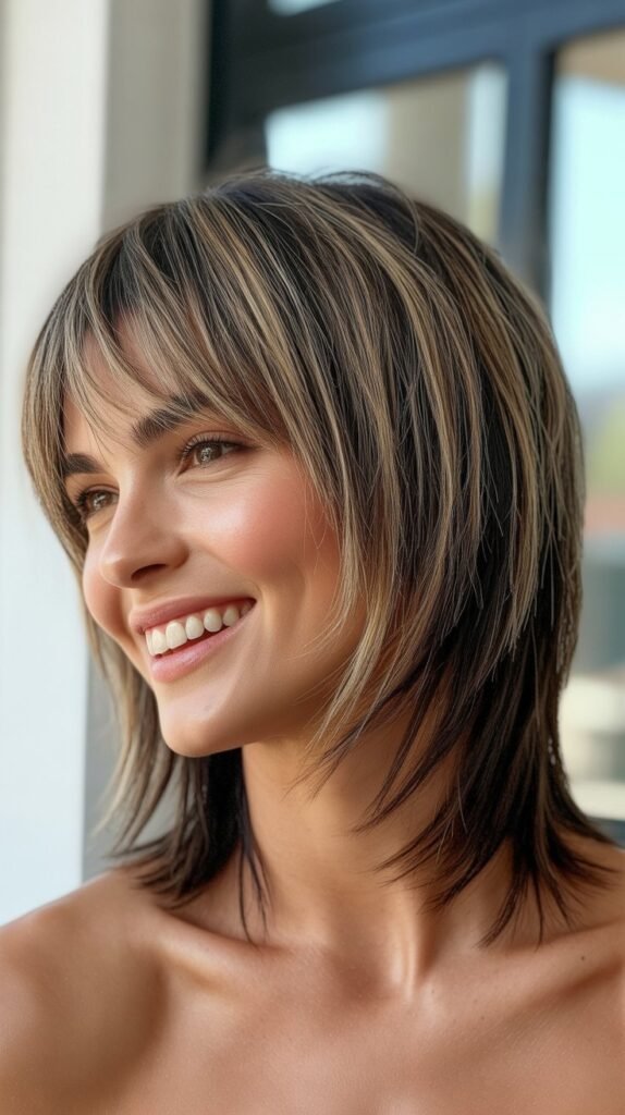 Choppy Bob with Baby Bangs