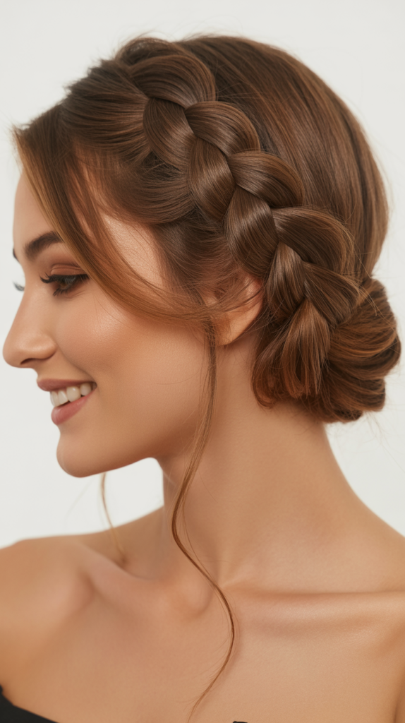 Infinity Braid Bun