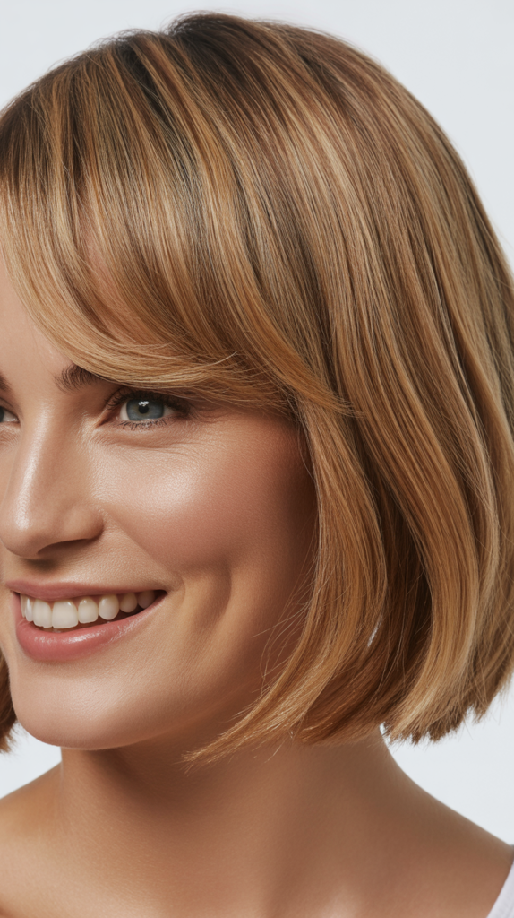 Bob with Side-Swept Bangs