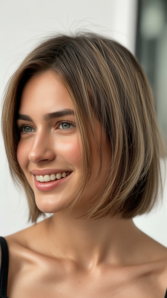 Tousled Bob with Volume
