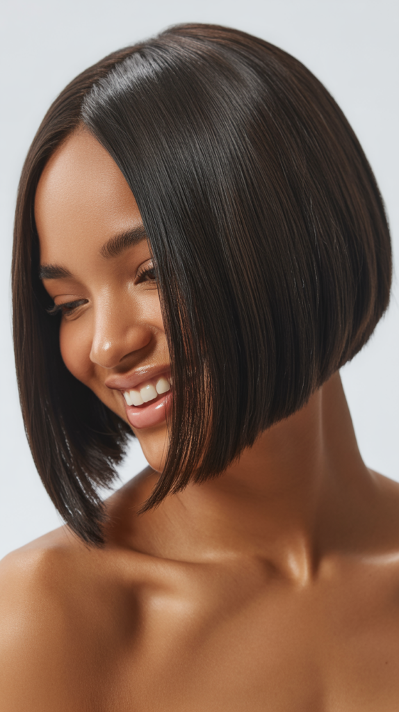 Curved Hemline Bob
