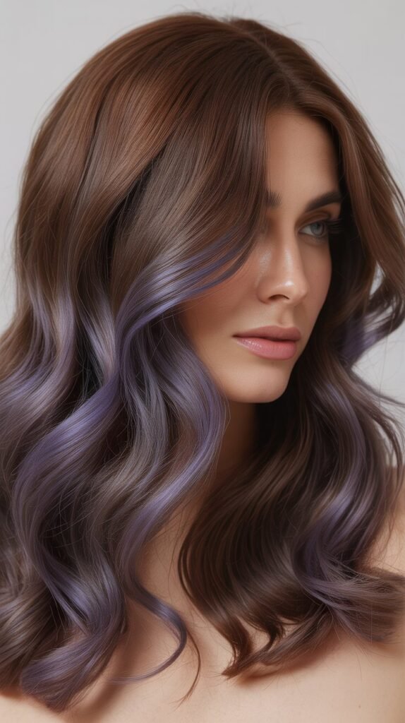 Cool Brunette with Violet Undertones
