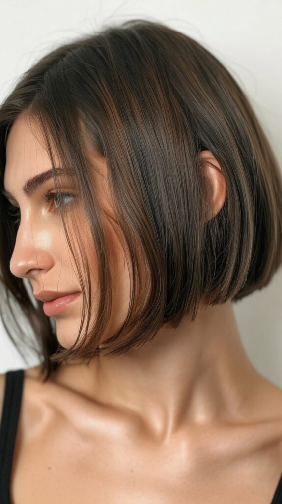 Blunt Bob with Subtle Layers