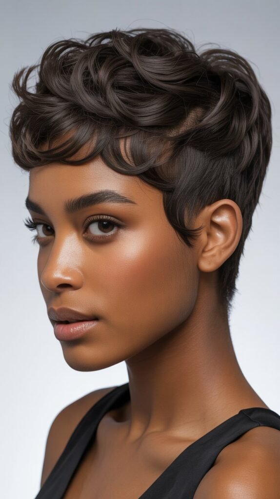 Textured Pixie Cut