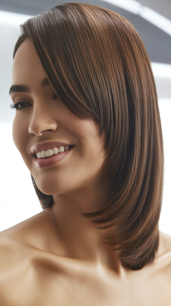 Asymmetrical Straight Cut