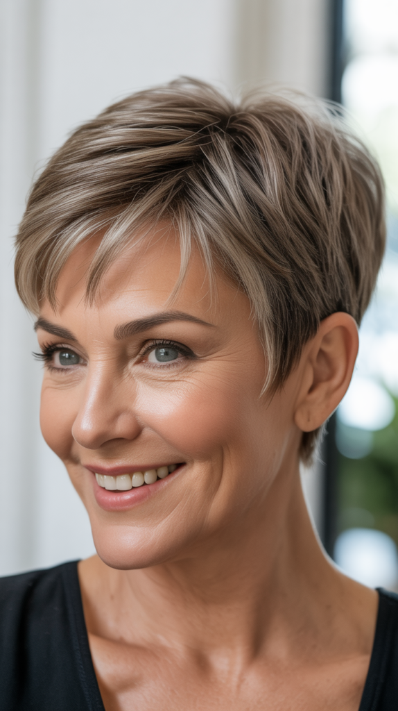 Sculptured Pixie with Defined Texture