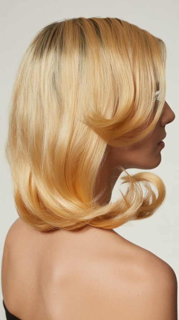 Long Bob with Flipped Out Ends