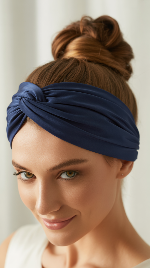  Thick Headband with French Twist