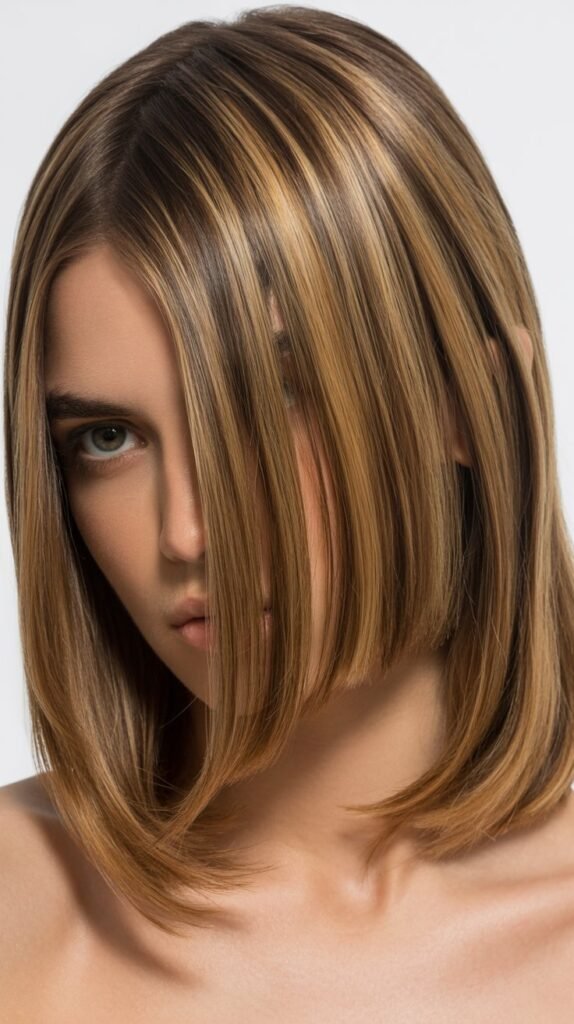 Long Bob with Deep Side Part