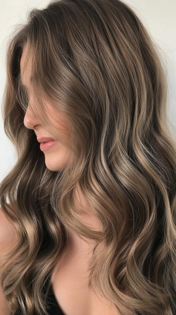 Ash Brown Beach Waves Color