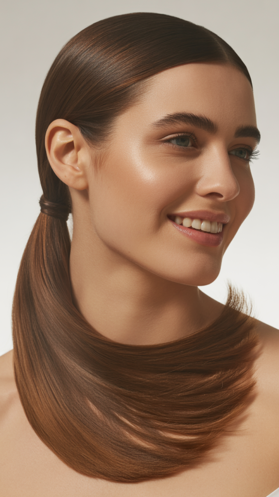 Sleek Side Ponytail