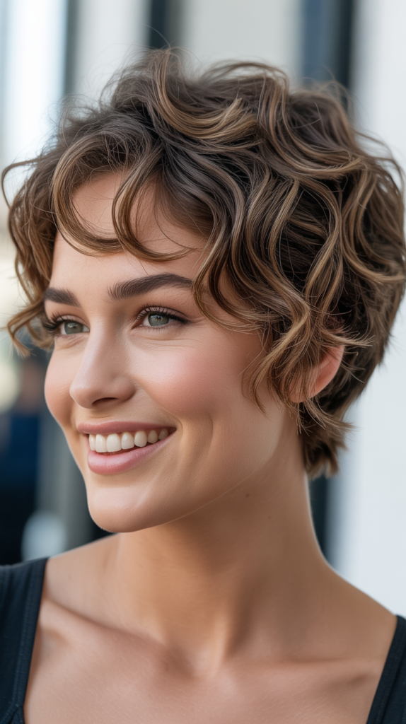 Wavy Pixie Cut