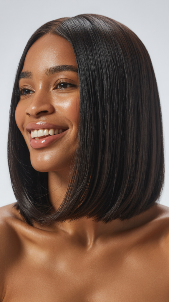 Straight Lob (Long Bob)