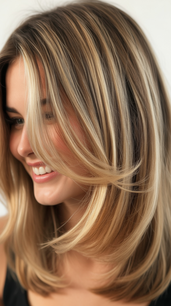 Blonde Highlights for Medium Hair