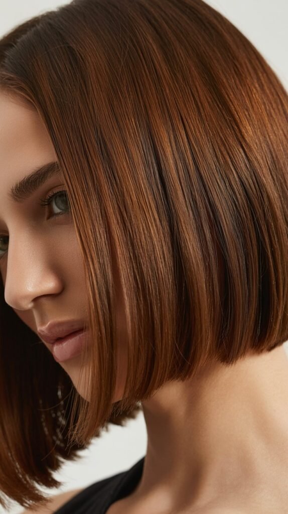 Blunt Bob with Subtle Layers