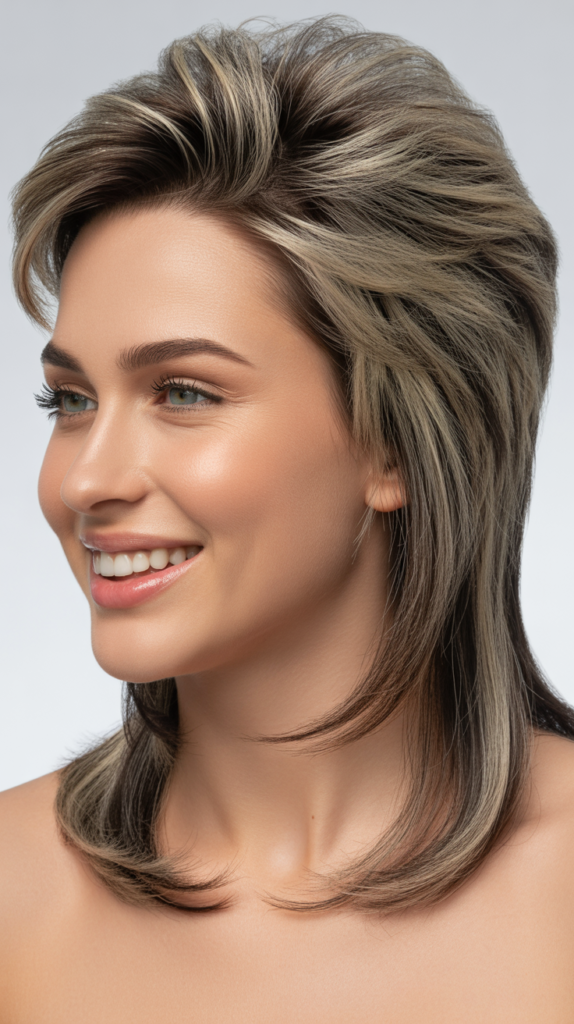 Voluminous Crown with Sleek Ends