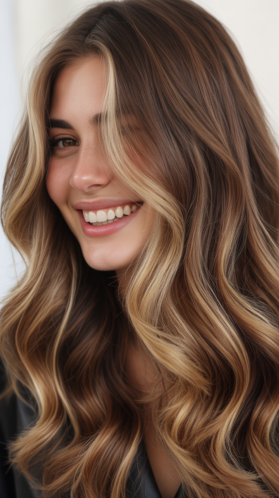 Face-Framing Bronde Highlights