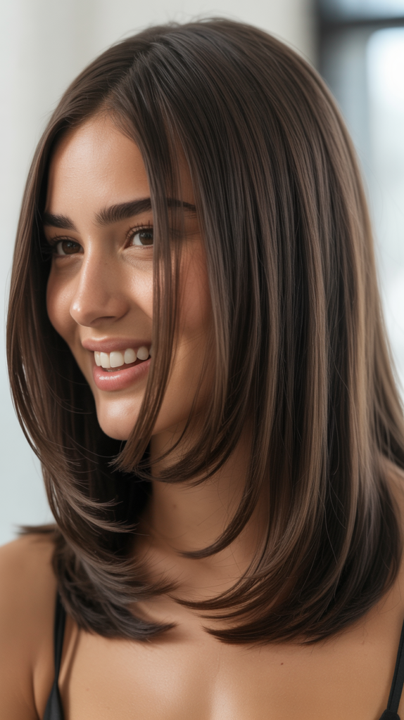 Blunt Cut with Subtle Layers