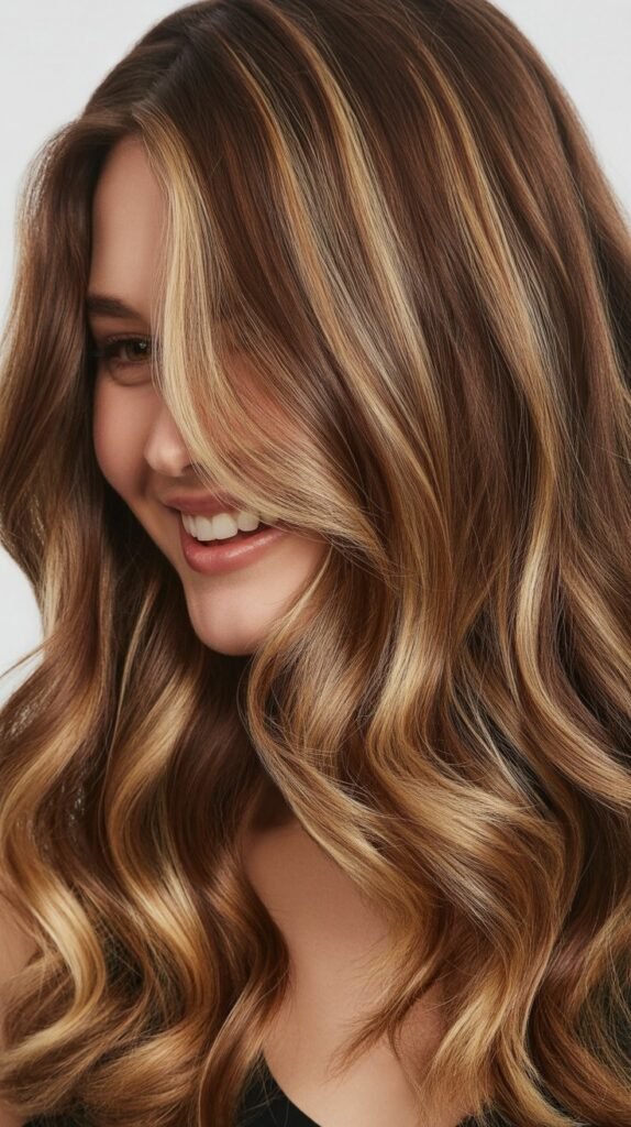 Bronde with Ribbon Highlights