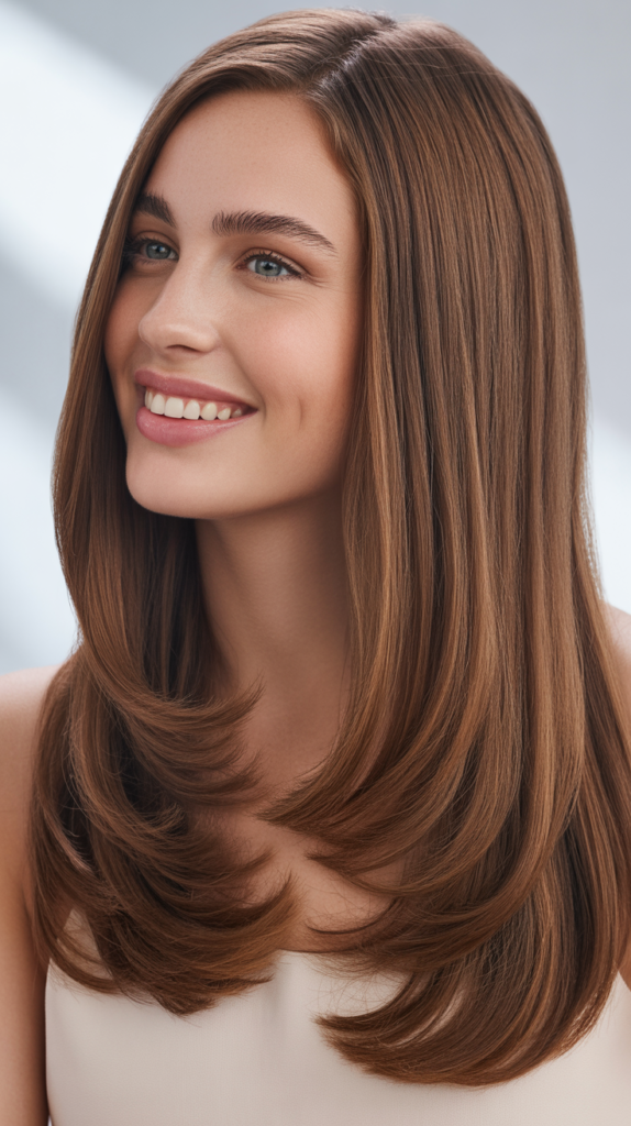 Straight Layered Look