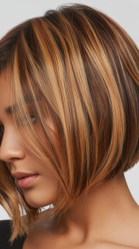 Choppy Bob with Contour Balayage