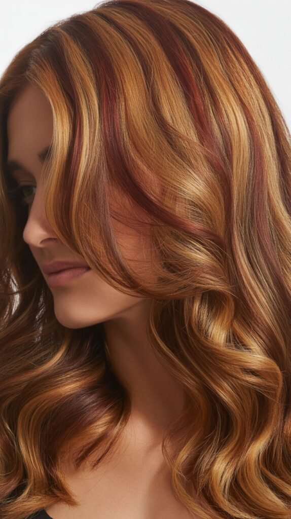  Marigold Blonde with Copper Lowlights