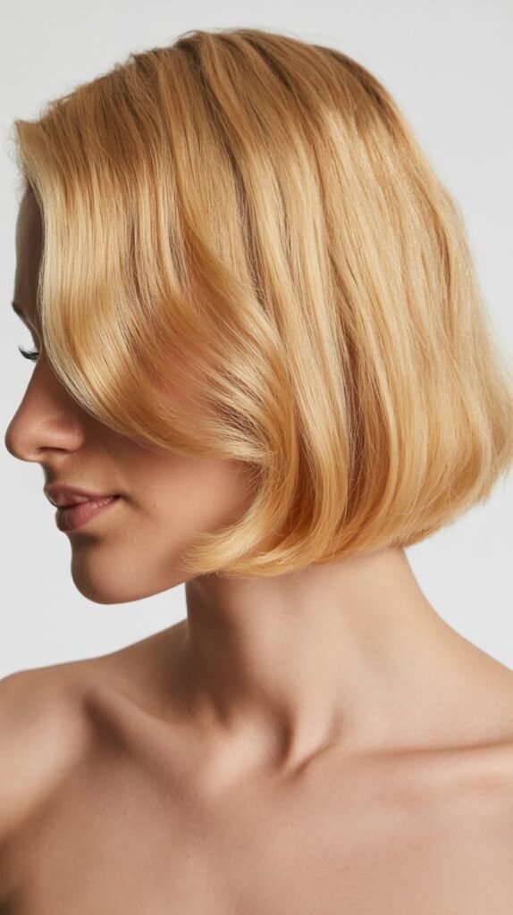 Long Bob with Gentle Inward Curl