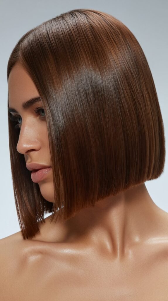 Asymmetrical Angled Bob                  