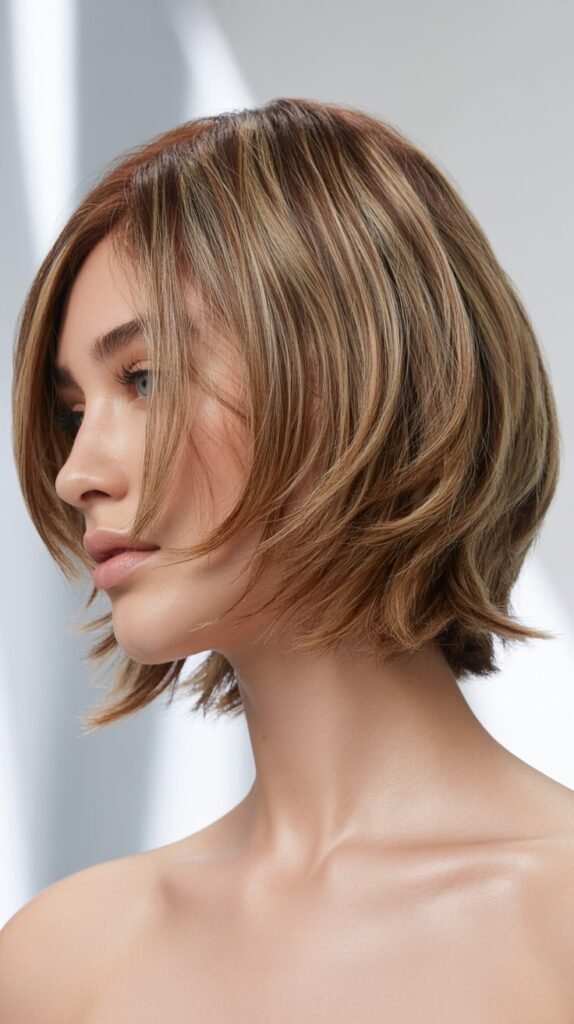 Textured Lob with Razor Cut Ends