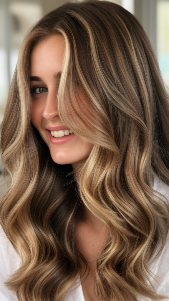 Classic Bronde Balayage with Subtle Highlights