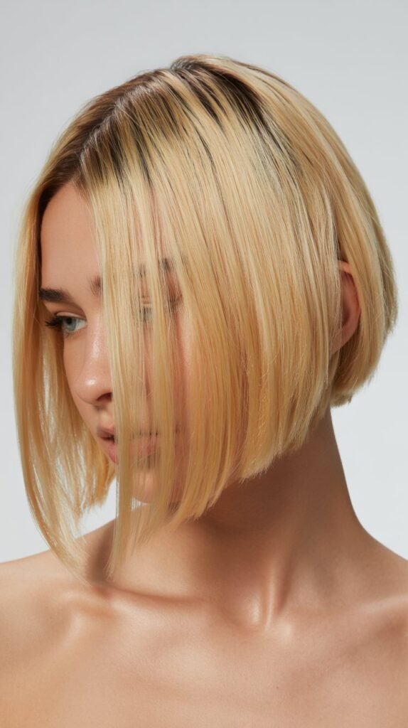 Asymmetrical Long Bob