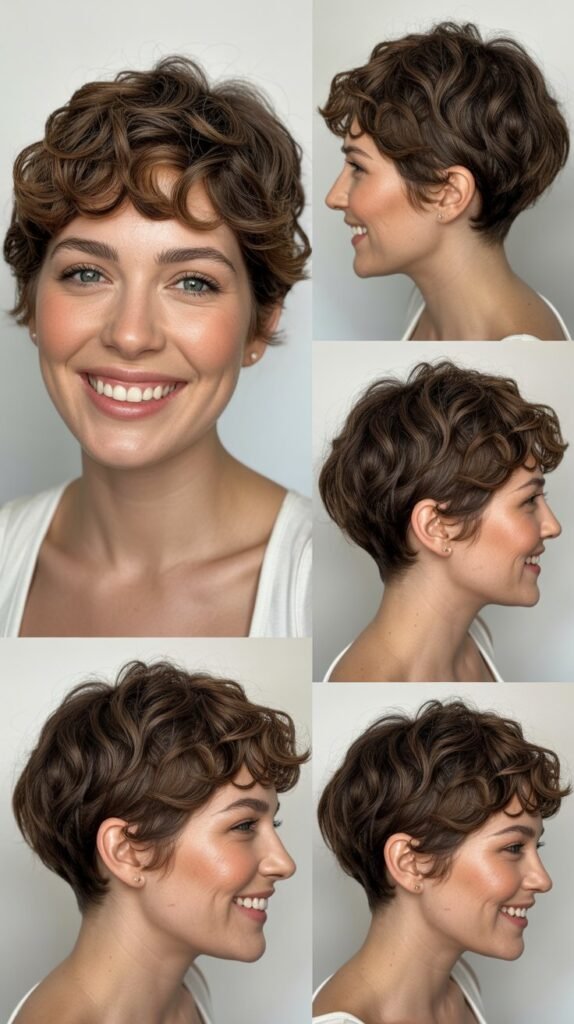  Textured Crop with Cat-Eye Glasses