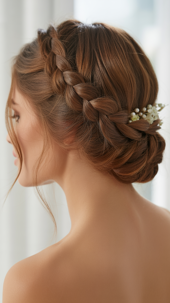 Braided Twist Side Chignon