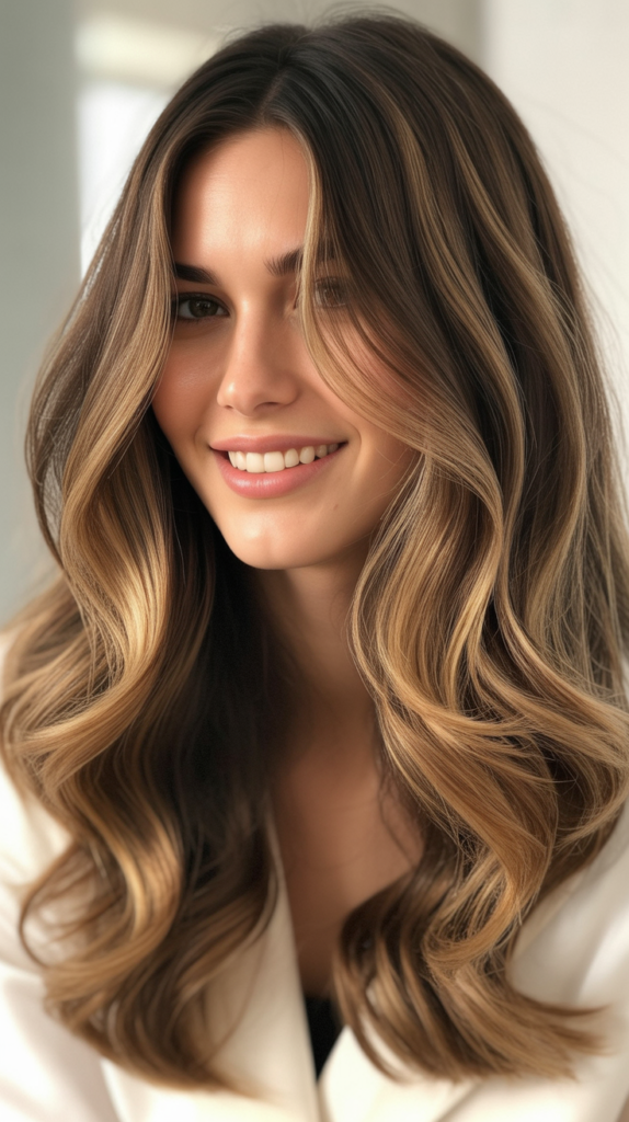 Rooted Bronde for Low Maintenance
