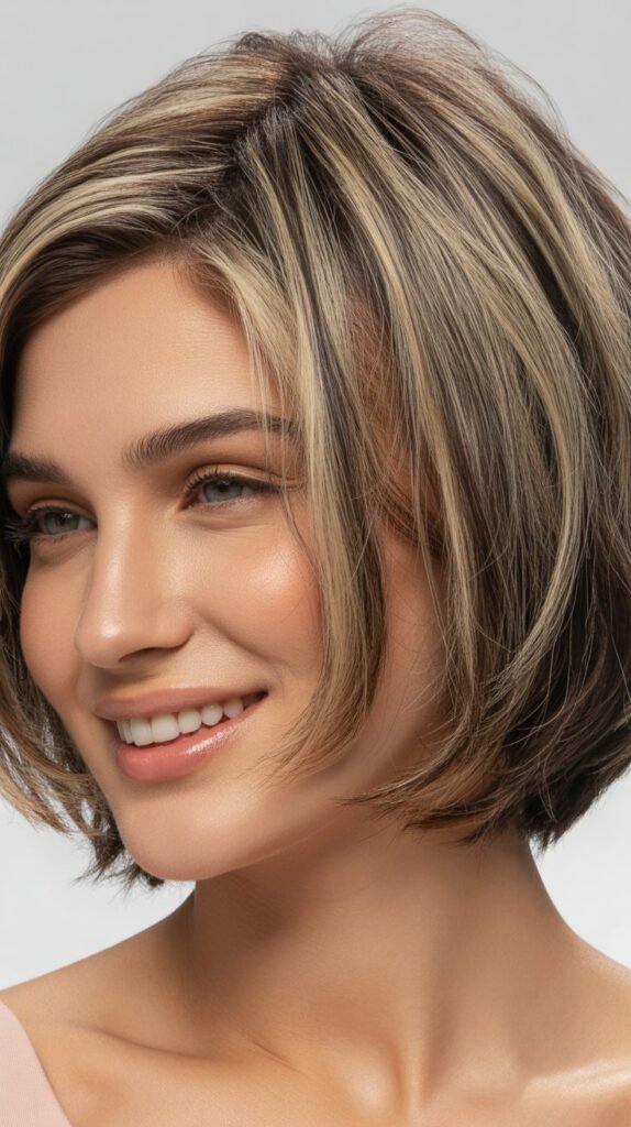  Choppy Bob with Piecey Ends