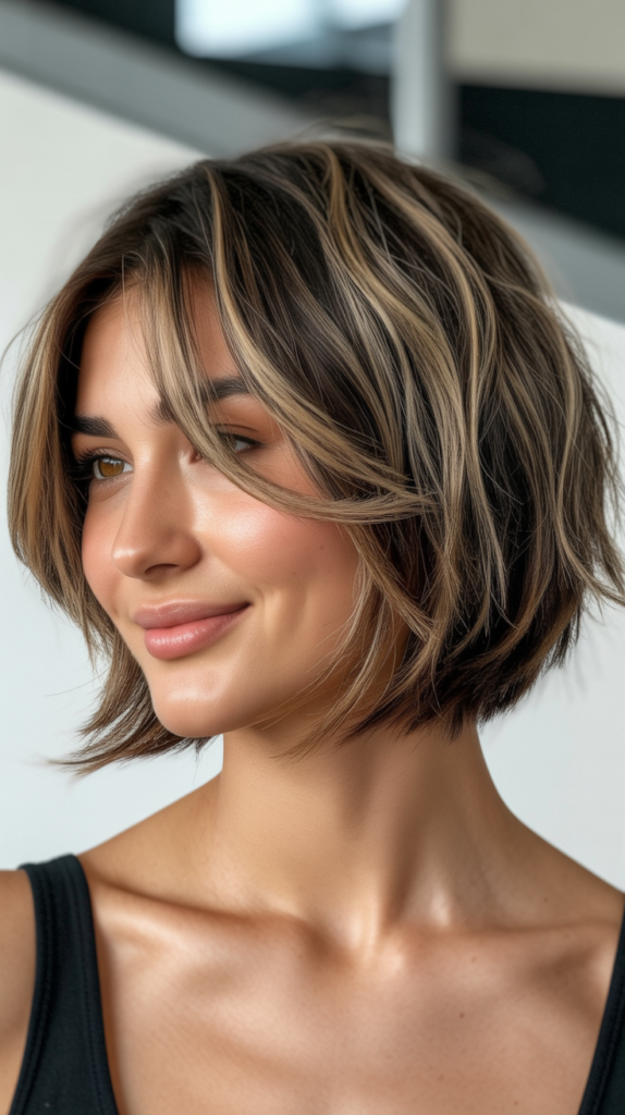 Face Shape Guide for Choppy Bobs