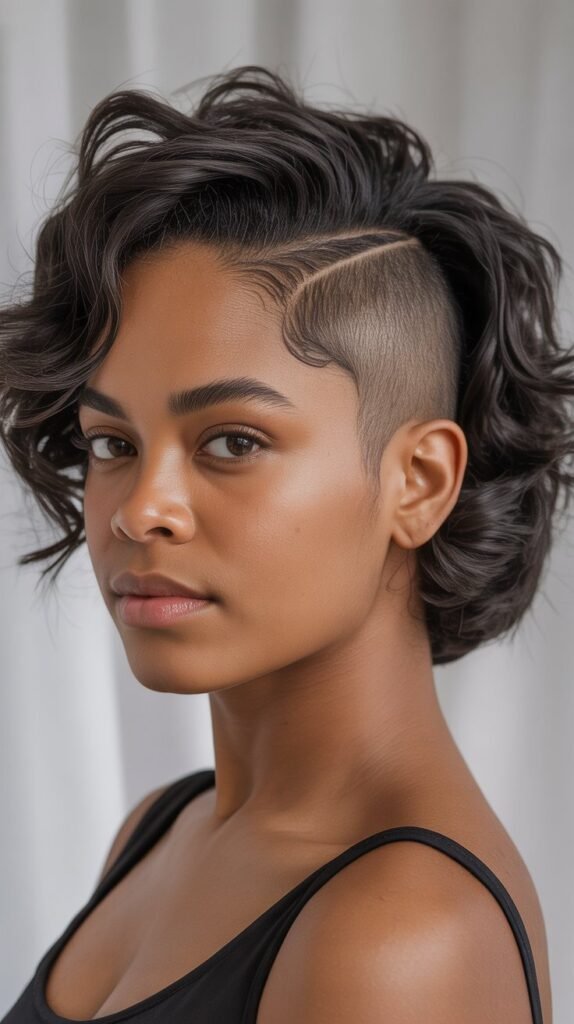 Shaved Sides with Longer Top