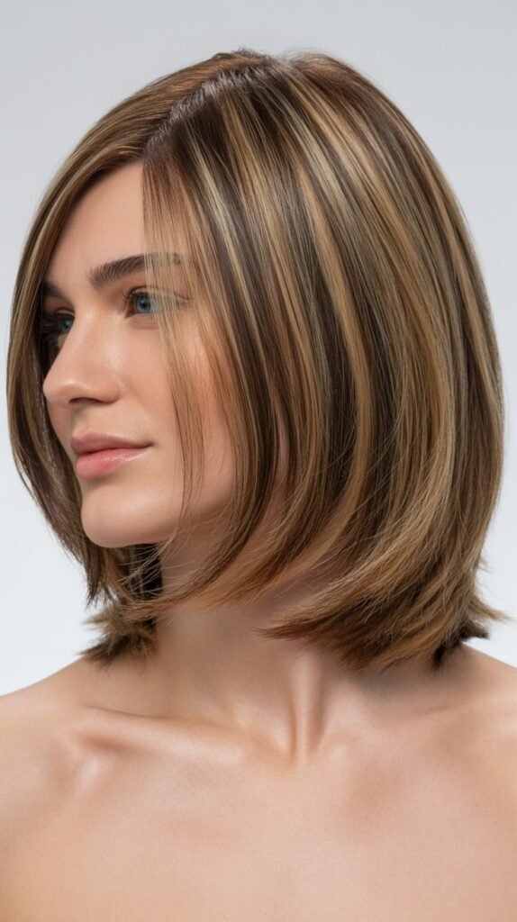 Long Bob with Graduated Layers