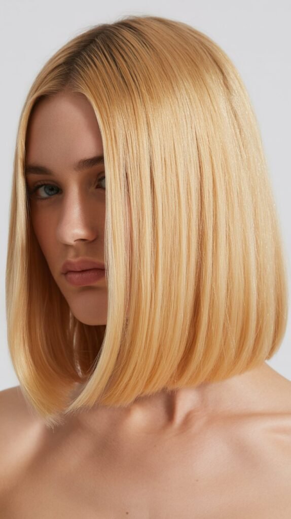 Classic Straight Long Bob