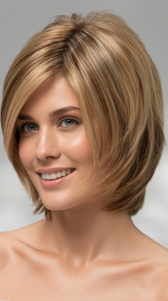 Stacked Bob with Color Correction Opportunities