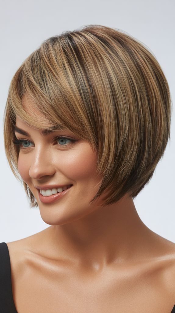 Rounded Stacked Bob for Maximum Crown Volume