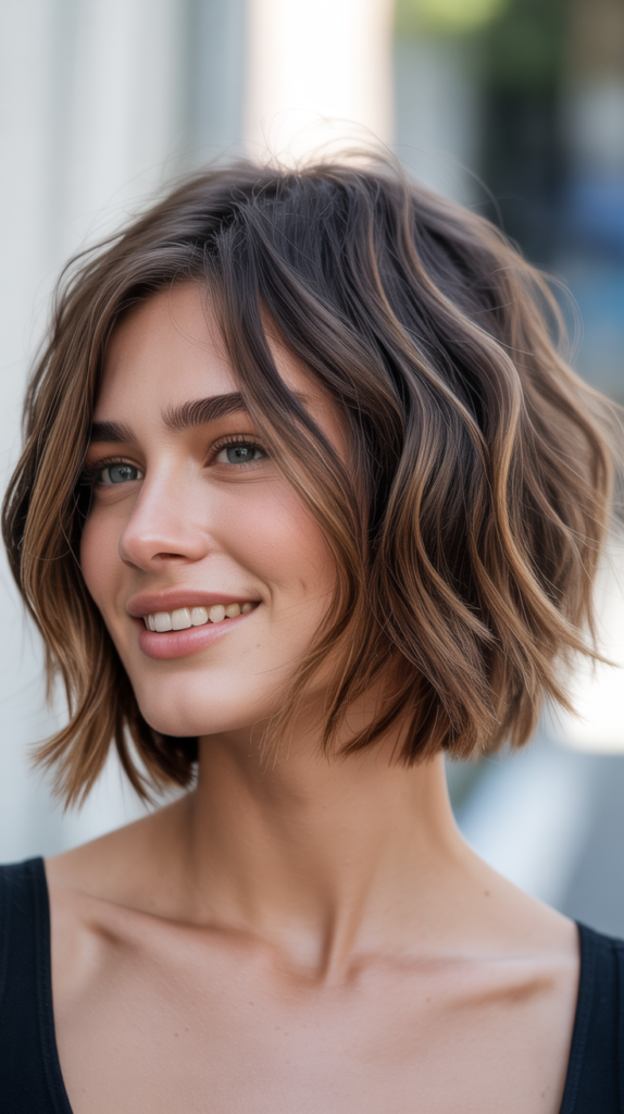  Choppy Wavy Bob