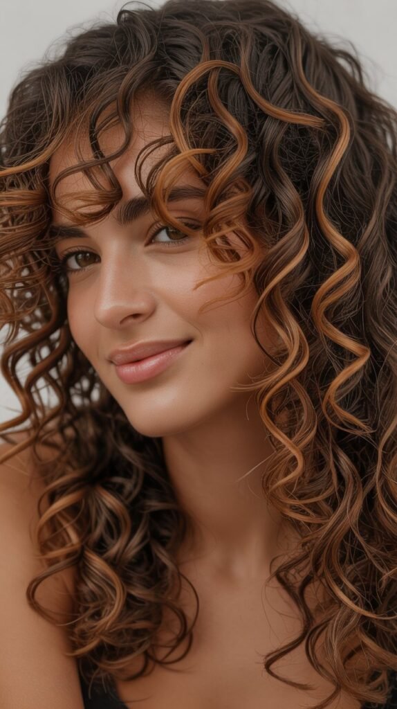 Subtle Caramel Highlights Throughout