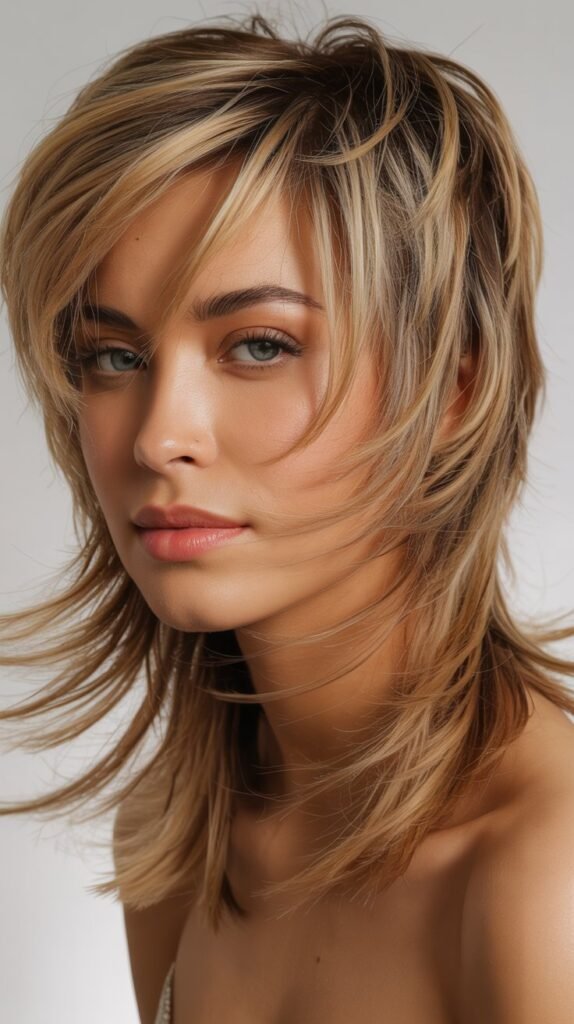 Feathered Choppy Cut